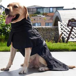 Ropa para perros Chaleco cálido para mascotas Elegante abrigo de invierno Doble capa engrosada A prueba de lluvia A prueba de frío para razas grandes Senderismo Caminata diaria