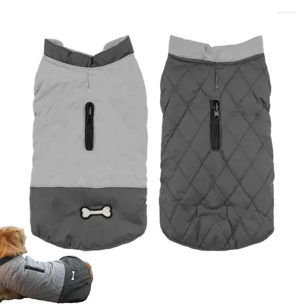 Appareils pour chiens Purilet à manteau réflexive imperméable Puppy avec trou de sangle pour le camping parc