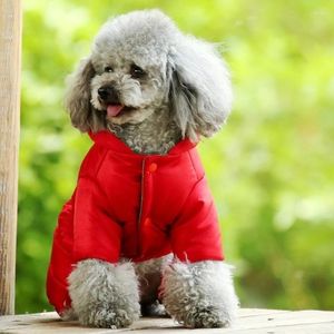 Hondenkleding Warm zacht donsjack Mode huisdierkleding Schattige puppy jumpsuits Winterkatjas Chihuahua-kostuum