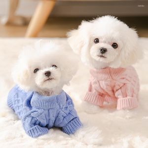 Hondenkleding warme trui winterkleding Turtleneck gebreide huisdier kat puppy kleding kostuum voor kleine honden chihuahua outfit truien vest