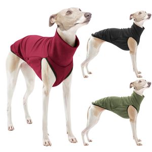 Vêtements pour chiens Manteau d'hiver chaud pour chien Pull en polyester Chemise Gilet Pyjama Whippet Lévrier italien Vêtements pour animaux de compagnie pour petits chiens de taille moyenne 230821