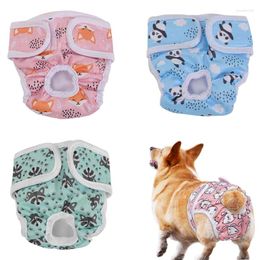 Vêtements de chien lavables couches femelles culottes imperméables réutilisables chiot sous-vêtements shorts menstruation sécurité sanitaire pantalon physiologique