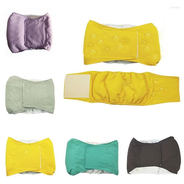 Vêtements pour chiens pantalons à couches lavables pour petites moyennes réutilisables chiennes femelles menstruelles culottes chiot couche fournitures pour animaux de compagnie