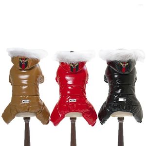 Hondenkleding Waterdicht en sneeuwbestendig Snowsuit-stijl Winterkleding voor huisdieren Vier poten Dikke warme jassen Jassen voor kleine puppykleding