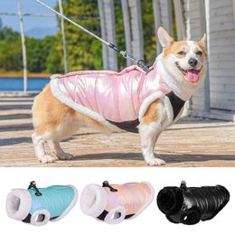 Hondenkleding Waterdichte hondenkleding met reflecterende harnasriem voor kleine middelgrote honden Winter huisdiervest Kledingjasje Mopshond Chihuahua 231114