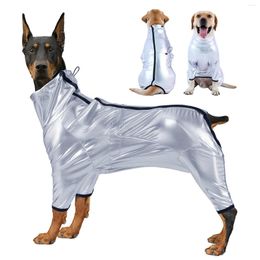 Costumes de saut imperméables pour les vêtements pour chiens pour fille ou garçons chiens chauds de printemps vêtements d'animaux de compagnie moyens grandes race fermée le ventre de ventre costume