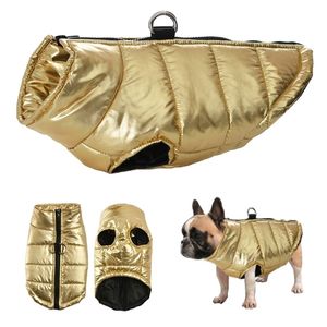 Vêtements de chien imperméable chiot gilet gilet veste hiver vêtements chauds manteau pour petit moyen grand s chihuahua français bouledogue vêtements 221109