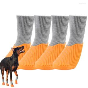 Hondenkleding Waterdichte schoenenbeschermer Outdoor Antislip Puppy Laarzen Voet voor kleine middelgrote honden Cover Pet Tool