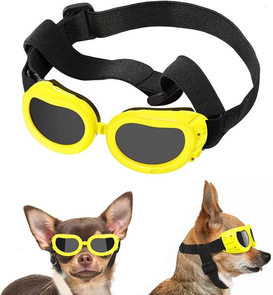Chien vêtements porter des lunettes supplémentaires lunettes de soleil pour animaux de compagnie jouet soleil maltais chiot petite Protection pour Chihuahua caniche lunettes