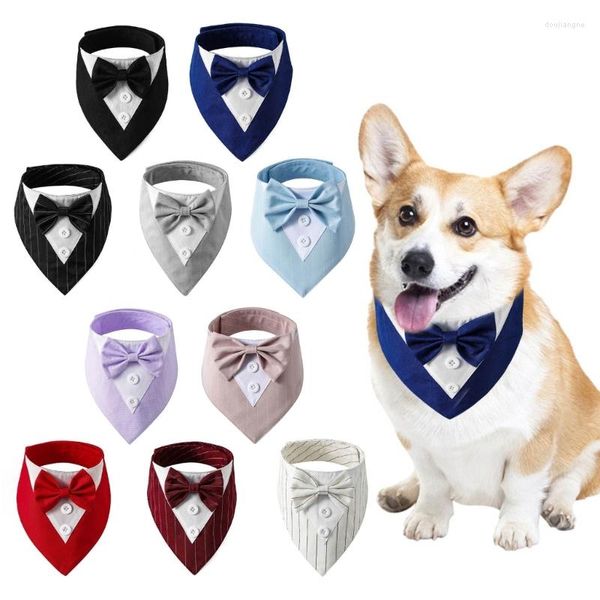 Ropa para perros, Collar de boda con pajarita para perros pequeños y medianos, collar de gatito, disfraces B03E