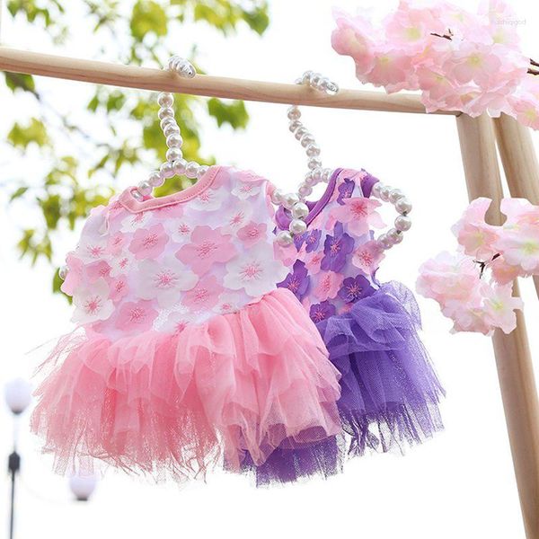 Vêtements pour chiens Robes De Mariage De Perros Shih Tzu Vêtements Jupe Robes Pour Petits Chiens Chiot Sweety Princesse Chihuahua