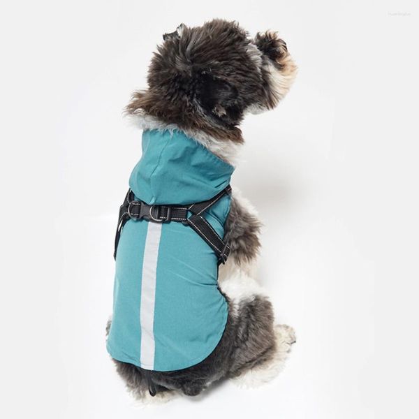 Vente en gros de vêtements pour chiens d'imperméables réfléchissants imperméables et respirants pour grands petits chiens en stock