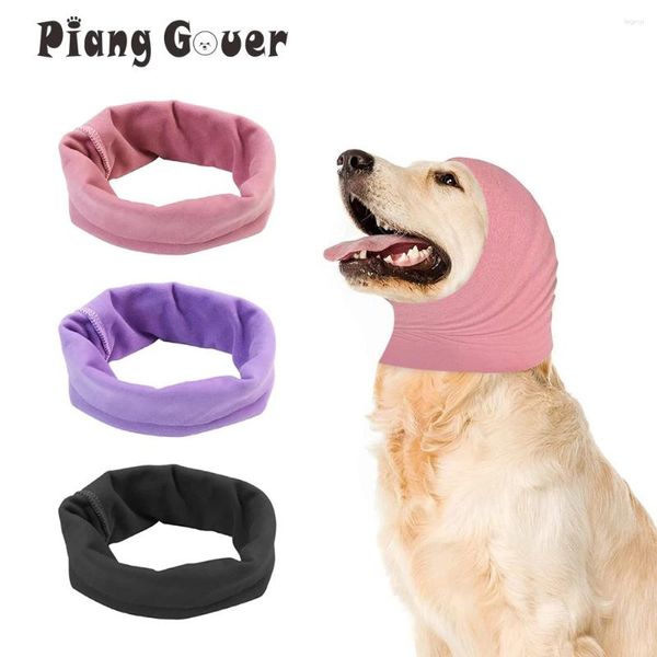 Ropa para perros A prueba de viento Aseo Orejera Elasticidad Bufanda suave Cachorro Gato Cálido Diadema Oreja Cubierta Accesorios para mascotas