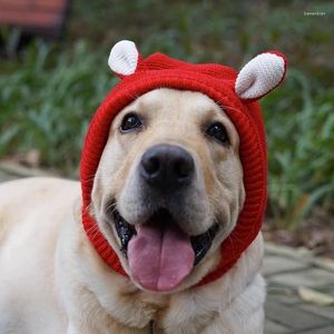 Hondenkleding winter grote hoeden oren beanies voor middelgrote grote honden labrador gouden retriever kostuum chapeu para cachorro