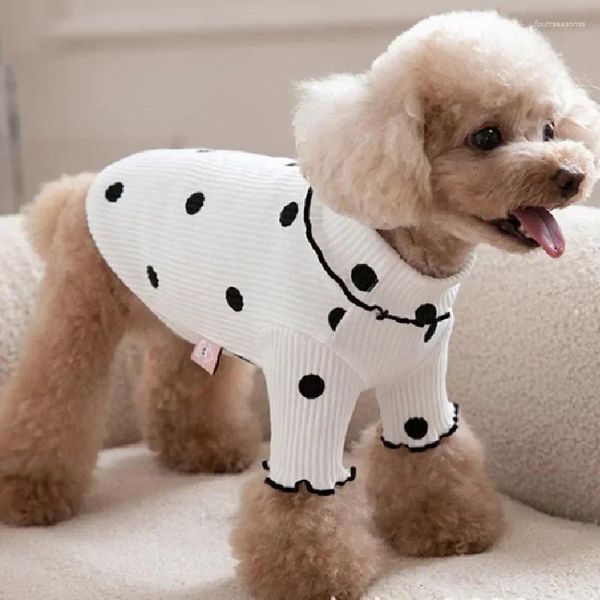 Vêtements pour chiens Vêtements d'hiver Pyjamas T-shirt Chat Chihuahua Chien Chiot Petits Costumes Yorkie Poméranie Shih Tzu Maltese Vêtements pour animaux de compagnie