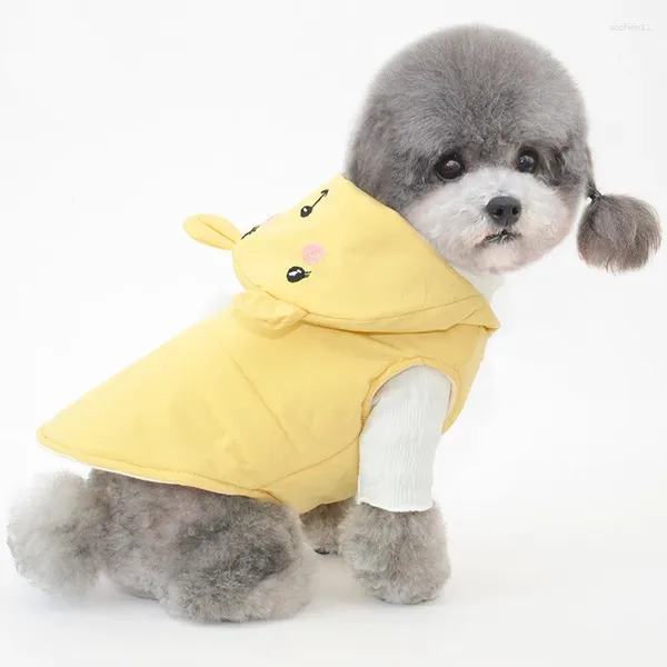 Vêtements d'hiver pour chiens, petits vêtements de Poméranie, manteau pour animaux de compagnie, tenue de chiot mignon, produits à capuche