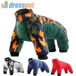 Hondenkleding Winterjas Jassen Warme kleding Kleine puppykleding voor Franse Bulldog-honden Huisdieren Waterdicht pak XXL-huisdierjassen Sneeuwpak 231218