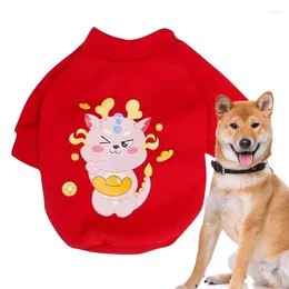 Hondenkleding Winterjas Kittenkleding Koud weerjassen voor katten Chinchilla Kerstthema Feest Familie