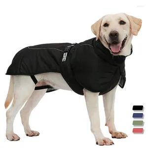 Veste de vêtements de coton hivernal pour chiens pour chiens moyens de chiens épaissis épaissis pour animaux de compagnie chauds