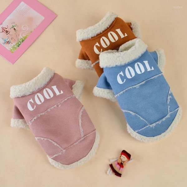 Abbigliamento per cani Abbigliamento invernale per cani Pet Cat Warm Plus Cappotto ispessimento Giacca Tuta Cucciolo Parka Per chihuahua Teddy Small Medium