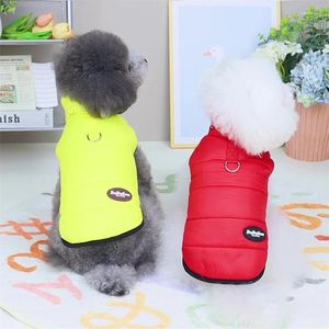 Hondenkleding Winterharnas Vest Jas Jas Cat Puppy Outfit Kleine kleding Kostuums Poodle Yorkie Pomeranische huisdierkleding