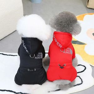 Ropa para perros abrigo con capucha con capucha de invierno tibia chaqueta de cachorro dañada reflectante al aire libre de nieve a prueba de viento al aire libre ropa de clima frío para perros para perros