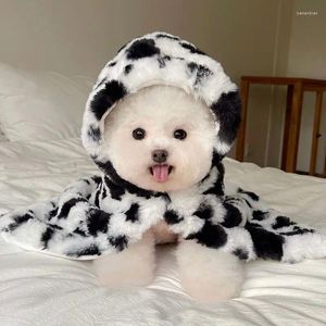 Schéma d'hiver vêtements pour chiens chiot petit manteau à linge tenue
