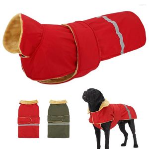 Hondenkleding winterjas kleding waterdichte reflecterende grote jas zachte hoge kraag huisdierenkleding voor middelgrote grote honden pitbull