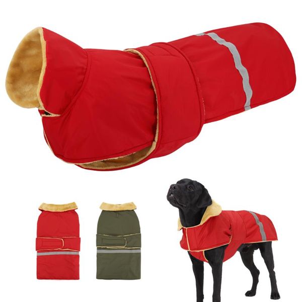 Vêtements pour chiens vestes d'hiver vestes imperméables réfléchissants réfléchissants