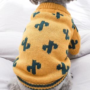 Hondenkleding winter huisdier kleding kat voor kleine honden fleece bewaar warme kleding jas jas trui cactus kostuum