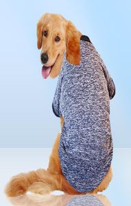 Hondenkleding Winterdierenkleding voor grote honden Warm katoen Big Hoodies Golden Retriever Pitbull Coat Jacket Pets Tweaters8575782
