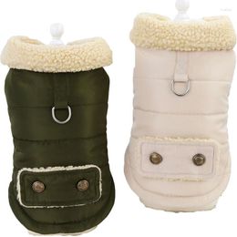 Hond Kleding Winter Huisdier Kleding Voor Kleine Middelgrote Honden Chiwawa Kleding Fleece Down Parka Kostuum Dikker Puppy Kat Jas jas Yorkie