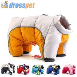 Hundebekleidung Winter Haustier Kleidung Super Warme Jacke Dicker Baumwollmantel Wasserdichte Kleine Haustiere Kleidung Für Französische Bulldogge Welpen 221109