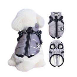 Hondenkleding winter huisdier honden jassen Vest waterdichte warme honden harnas kleding voor kleine middelgrote honden Franse bulldog outfit schnauzer jas t221018