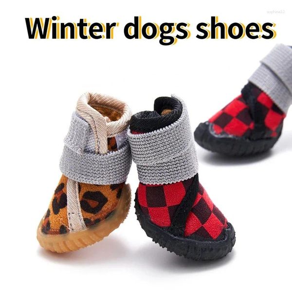 Appareils pour chiens pour animaux de compagnie Chiens de compagnie Chaussures chaudes étanches