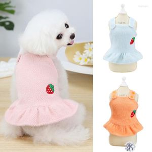 Hondenkleding winter huisdierjurk voor kleine honden mascotas kleding warme fret ferret fleece puppy kattenkleding Yorkshire maltese jurken gotas rok