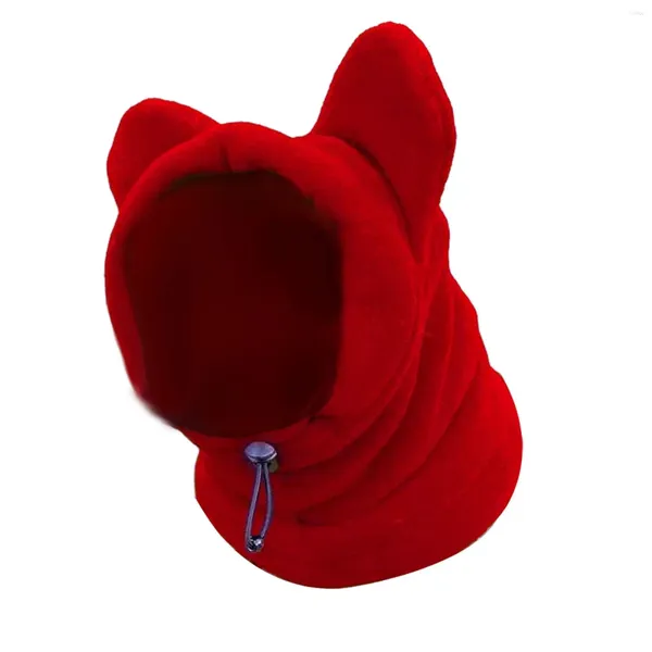 Vêtements de chien hiver chapeau d'animal de compagnie réglable costume capuche oreilles chaudes sweat à capuche pour chat petit moyen grand chiens animaux chaton formation