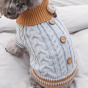 Appareils pour chiens Pull d'animal de compagnie Continuez à réchauffer les vêtements de vêtements en jersey chaud à l'automne Little Princess Style Coat