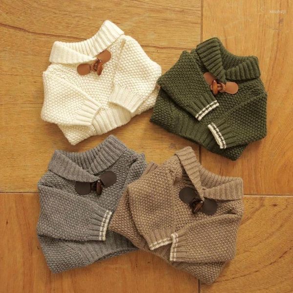 Vêtements pour chiens pull d'hiver automne et bouton ouvert chat chiot Chihuahua Yorkshire petits vêtements pour cadeau
