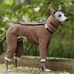 Vêtements pour chiens Hiver Couplette de whippet Ltalian Greyhound Gree Bedlington