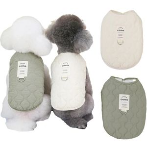 Hondenkleding Wintervest Huisdier Katoen Warme jas voor kleine kattenkleding Puppyjas Chihuahua Teddy Franse Bulldog Kostuums Benodigdheden 231114