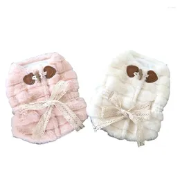 Vêtements pour chiens Gilet d'hiver Doux Chaud Manteau pour animaux de compagnie Tenue Yorkie Poméranie Caniche maltais Bichon Frise Schnauzer Pug Vêtements Vêtements