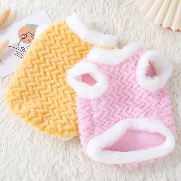 Ropa para perros Invierno Cálido Ropa para gatos de 2 patas para gatos Gotas Linda mascota Cardigan Suéter Jumper Abrigo Chaleco Mascotas Ropa de disfraces