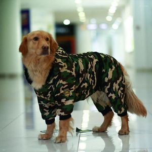 Hond Kleding Winter Warm Camouflage Jumpsuit Grote Kleding Hoodie Golden Retriever Huisdier Jasje Voor Grote Honden Ropa Para Perro Chihuahua