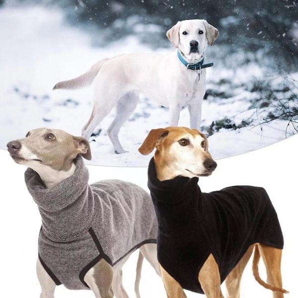 Appareils pour chiens Hiver Mabot chaud Vêtements d'animaux de compagnie High Pet pour grande combinaison Soft Big Dogs tenue Veste élastique Prilleurs S-5XL A4A2