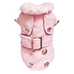 Vêtements de chien hiver chaud vêtements de chien manteau de laine de chien de compagnie mignon chien pull chat veste automne vêtements pour animaux de compagnie chiot vêtements 231129