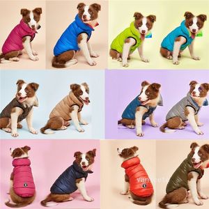 Ropa para perros Abrigo cálido de invierno para perros Use chaleco grueso para mascotas en ambos lados LT089