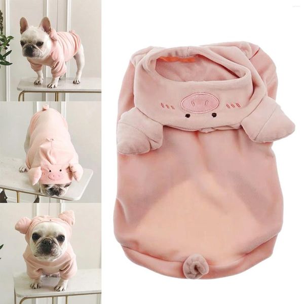 Vêtements pour chiens hiver chaud polaire cerf costume pour animaux de compagnie porcs vêtements de petite et moyenne taille pour les grands chiens