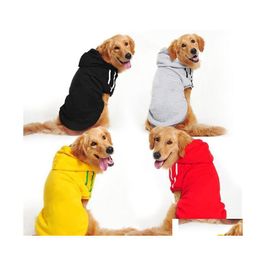 Hondenkleding winter warme grote kleding hoodie jas sweater voor honden huisdier gouden retriever labrador alaskan drop levering home tuin su dhzyg