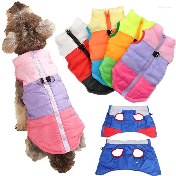 Ropa para perros invierno chaqueta acolchada tibia ropa para mascota para perros pequeños perros medianos bata vest gachista sin mangas chihuahua disfraz de cachorro